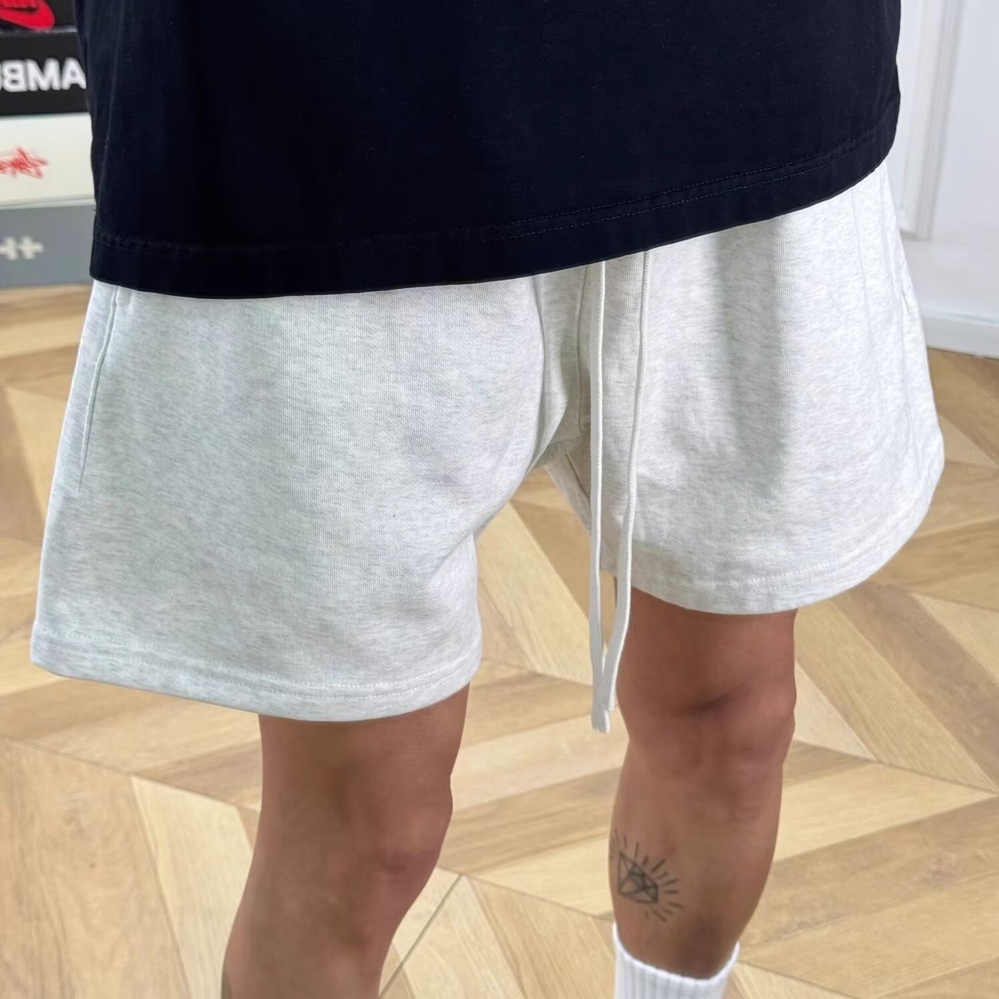 Summer Elastic Waist American Sports Shorts