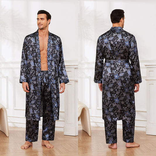Men's Long Sleeve Pajamas Set