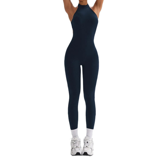 Vest Yoga Clothes Women's Fitness Tight Sports Jumpsuit by GJG Denim