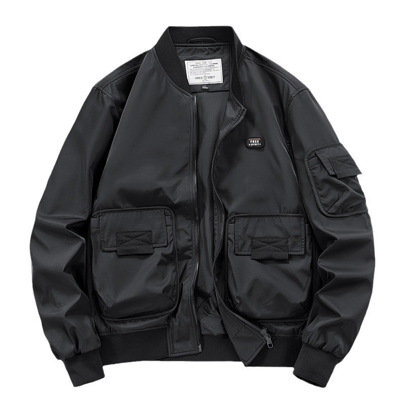 Men's Pilot Multi-bag Windproof Breathable Retro Jacket