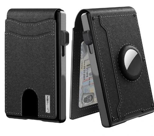Men's Metal Card Case & Card Holder High-Capacity Anti-Skimming Wallet by GJG Denim