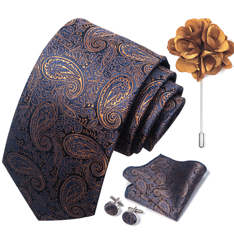 Men's Tie and Pocket Square Combo