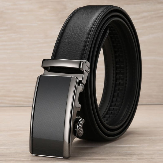 Men's Stylish Versatile And Trendy Leather Belt by GJG Denim