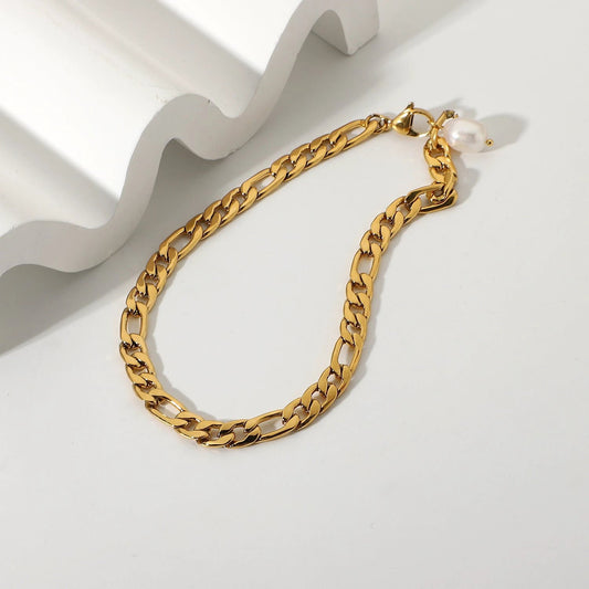 Fashion 18K Gold Plated Stainless Steel Anklets by GJG Denim