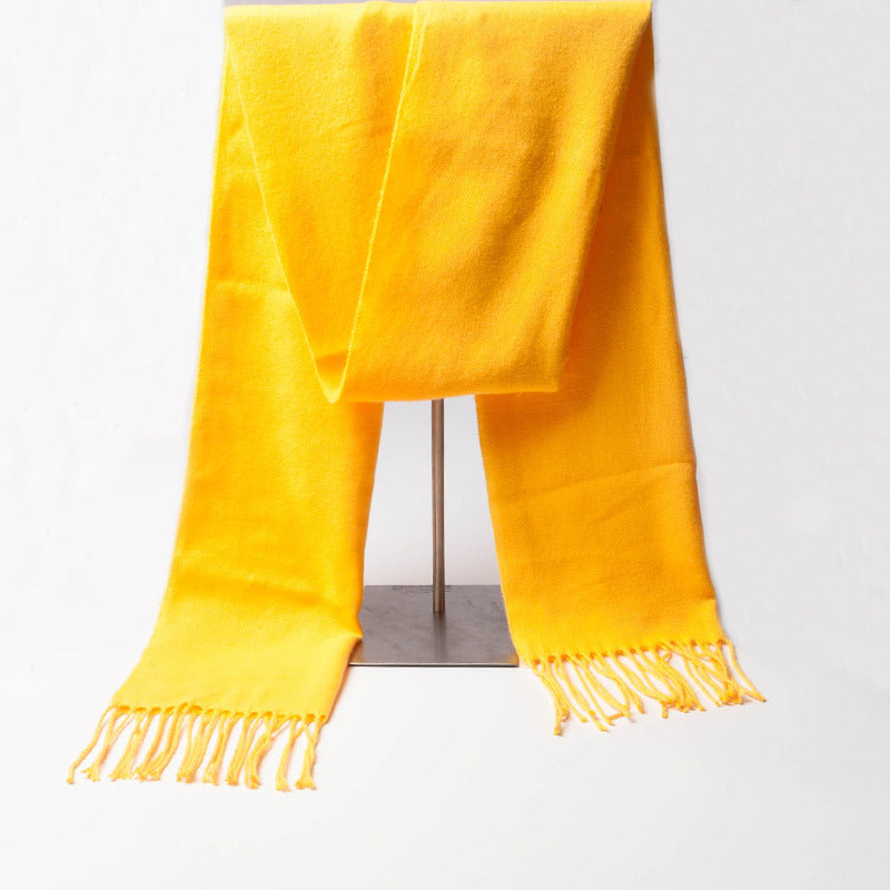 Men's Fashion Simple Thickened Imitation Cashmere Scarf