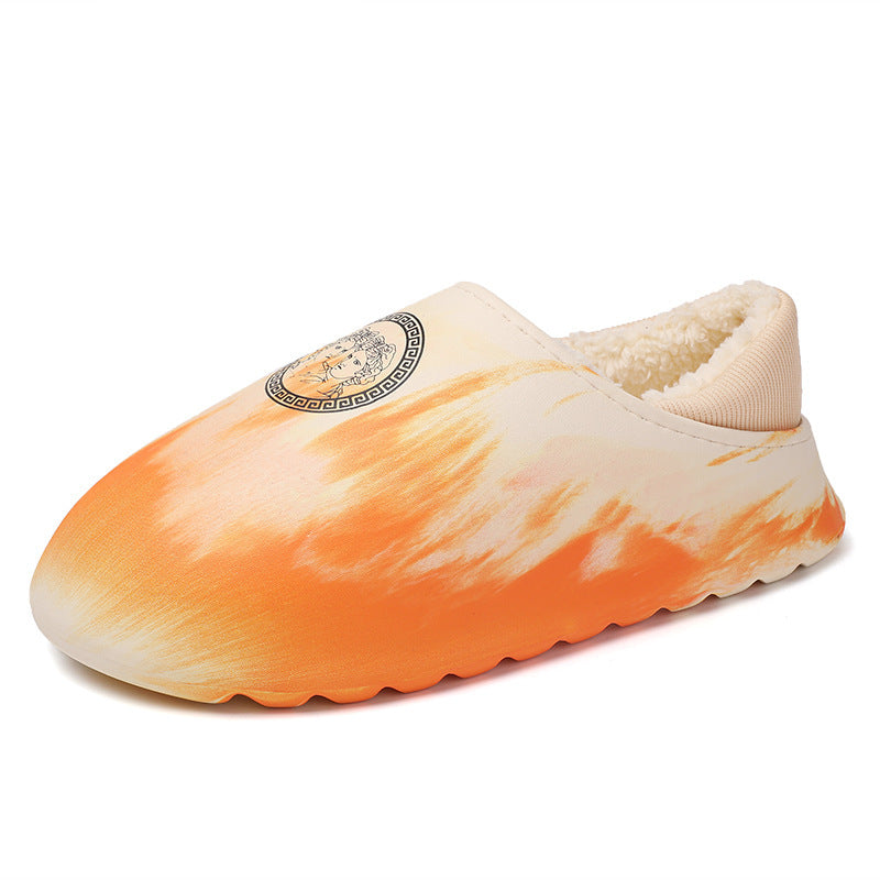Men Waterproof Warm Cotton Slippers