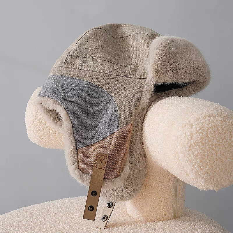 Men's Cold-proof Fleece-lined Warm Hat