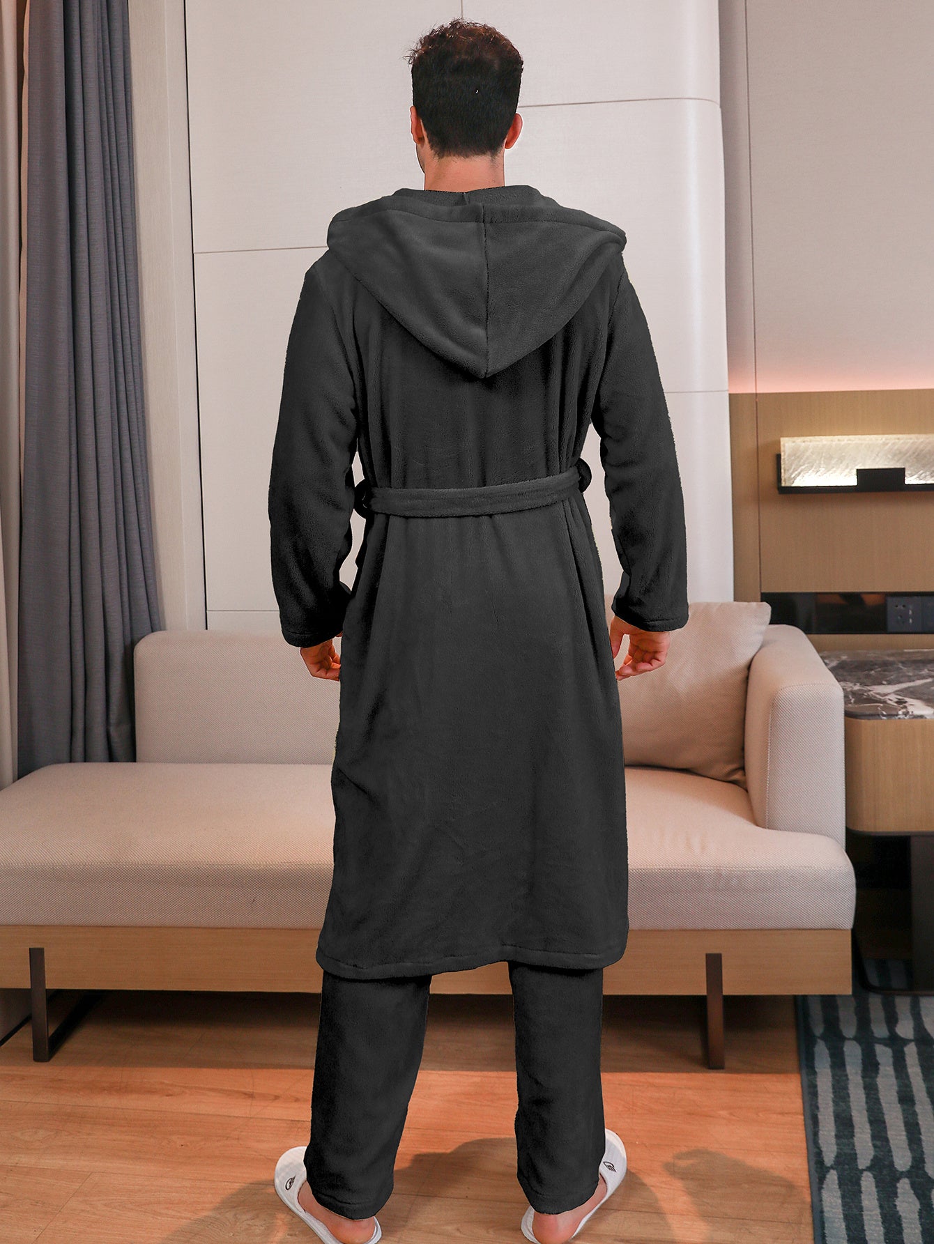 Long Sleeve Trousers Men's Pajama Set