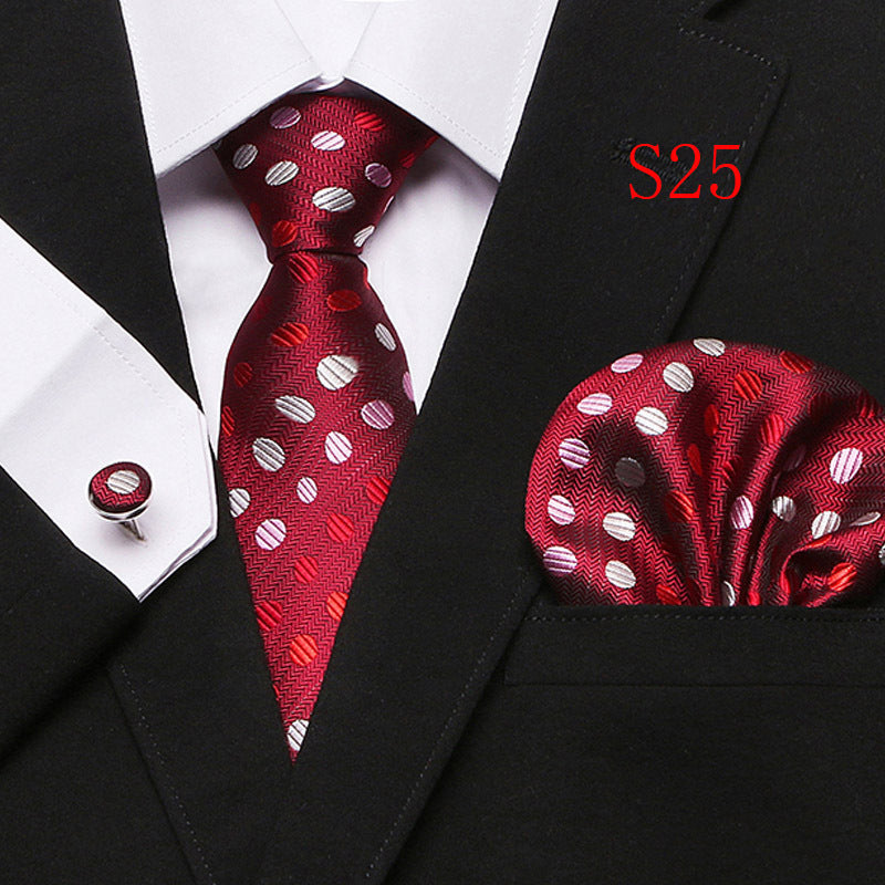 Men's Paisley Series Ties Three-piece Set