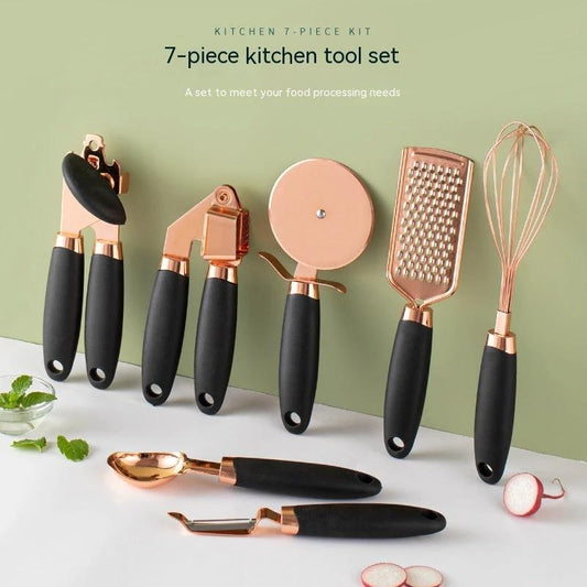 Kitchen Household Peeler Gadget Copper Plating Set by GJG Denim