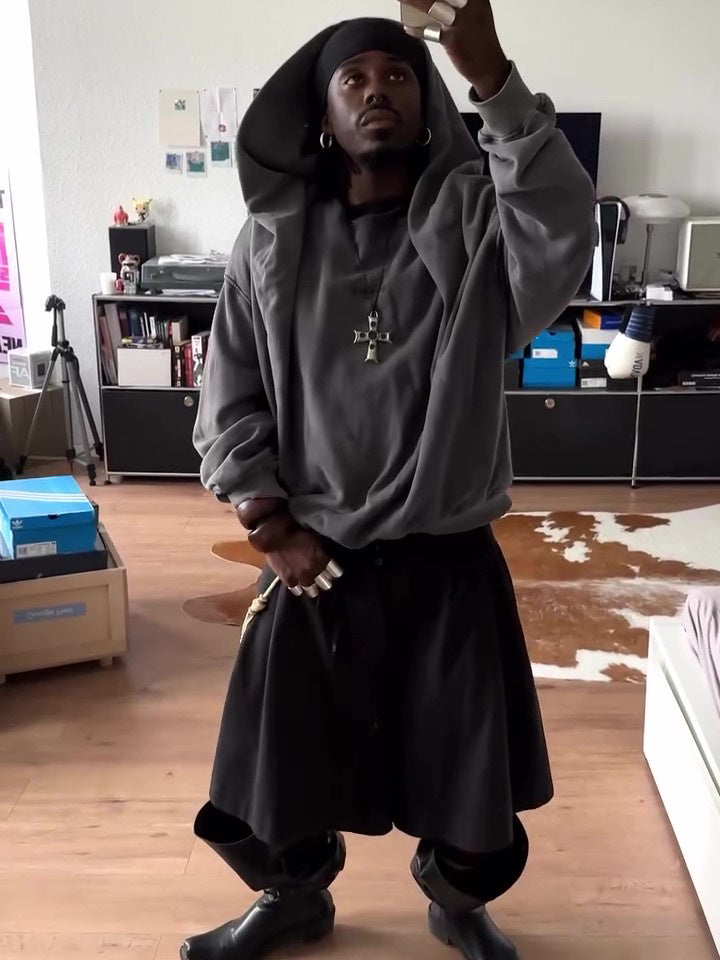 Men's Casual Loose Hood Hoodie