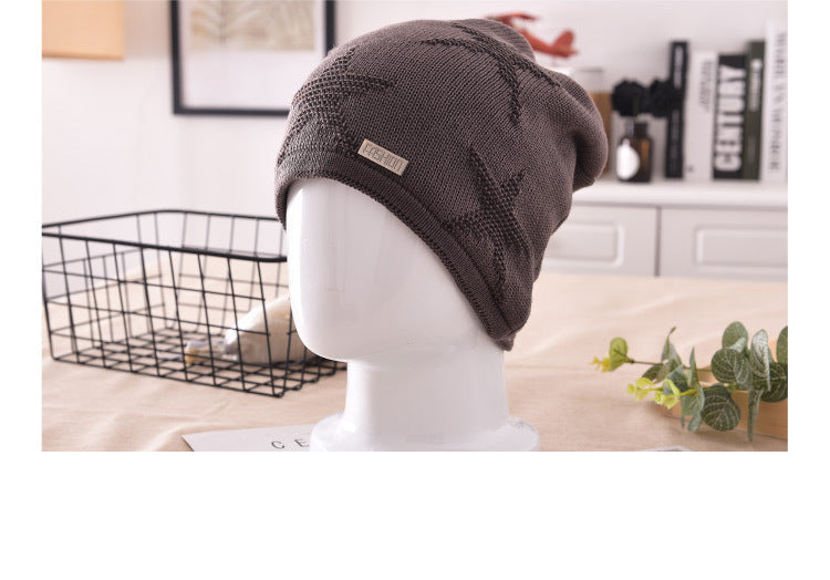 Men's Fashion Knitted Outdoor Warm Woolen Beanie