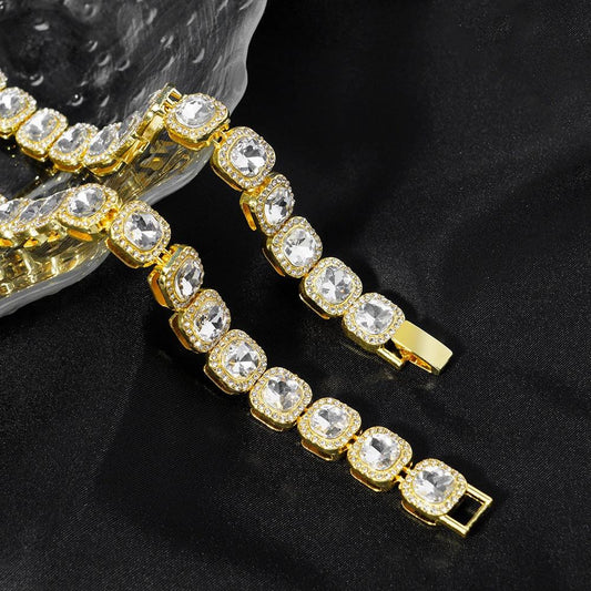 13mm Full-Diamond Like Iced-Out Chain For Men by GJG Denim