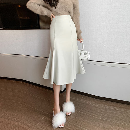 Fishtail Spandex Skirt For Women High Waist Petite Slimming