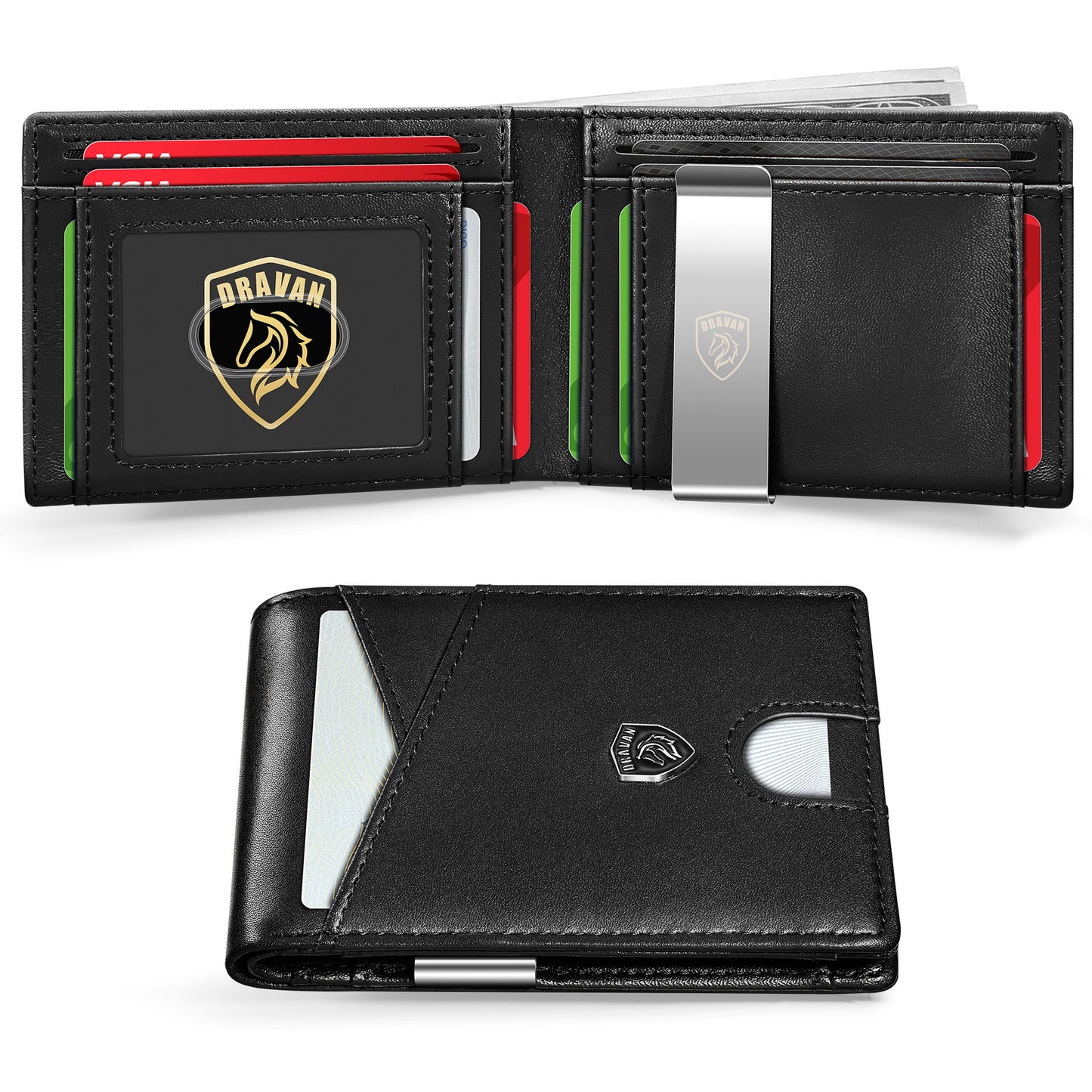 Men's Card Holder Portable Carbon Fiber