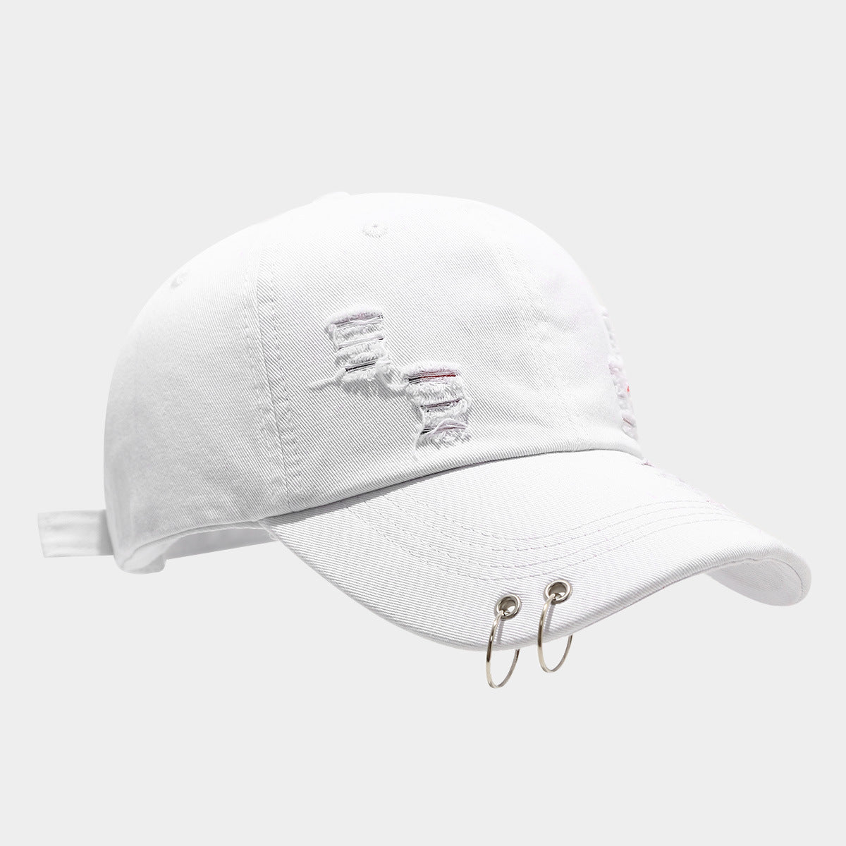 Men's Retro Street Peaked Baseball Hat by GJG Denim