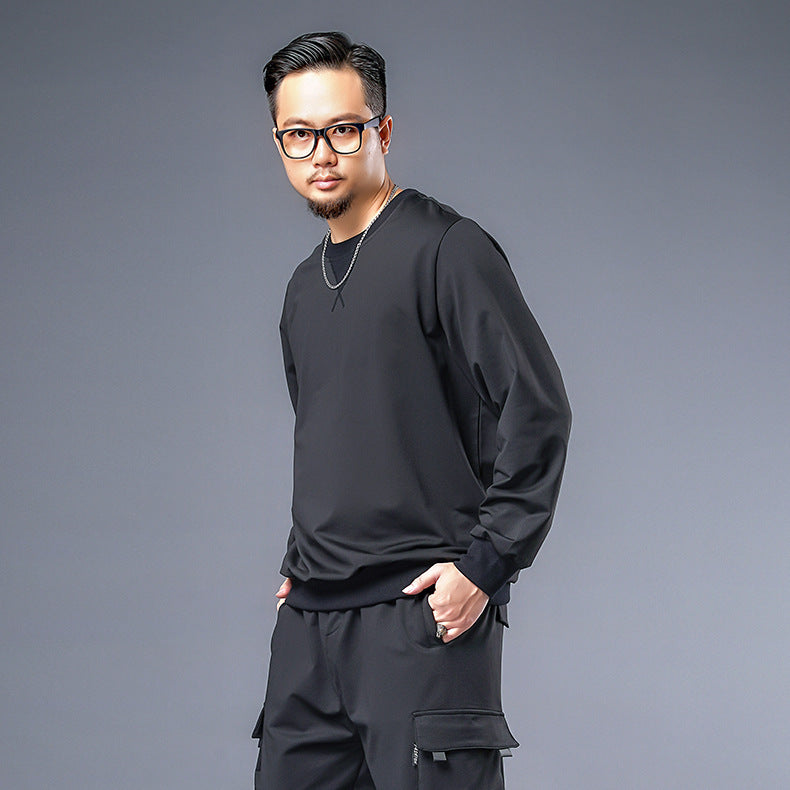 Plus size Big and Tall Casual Loose Sweat Suit Matching set