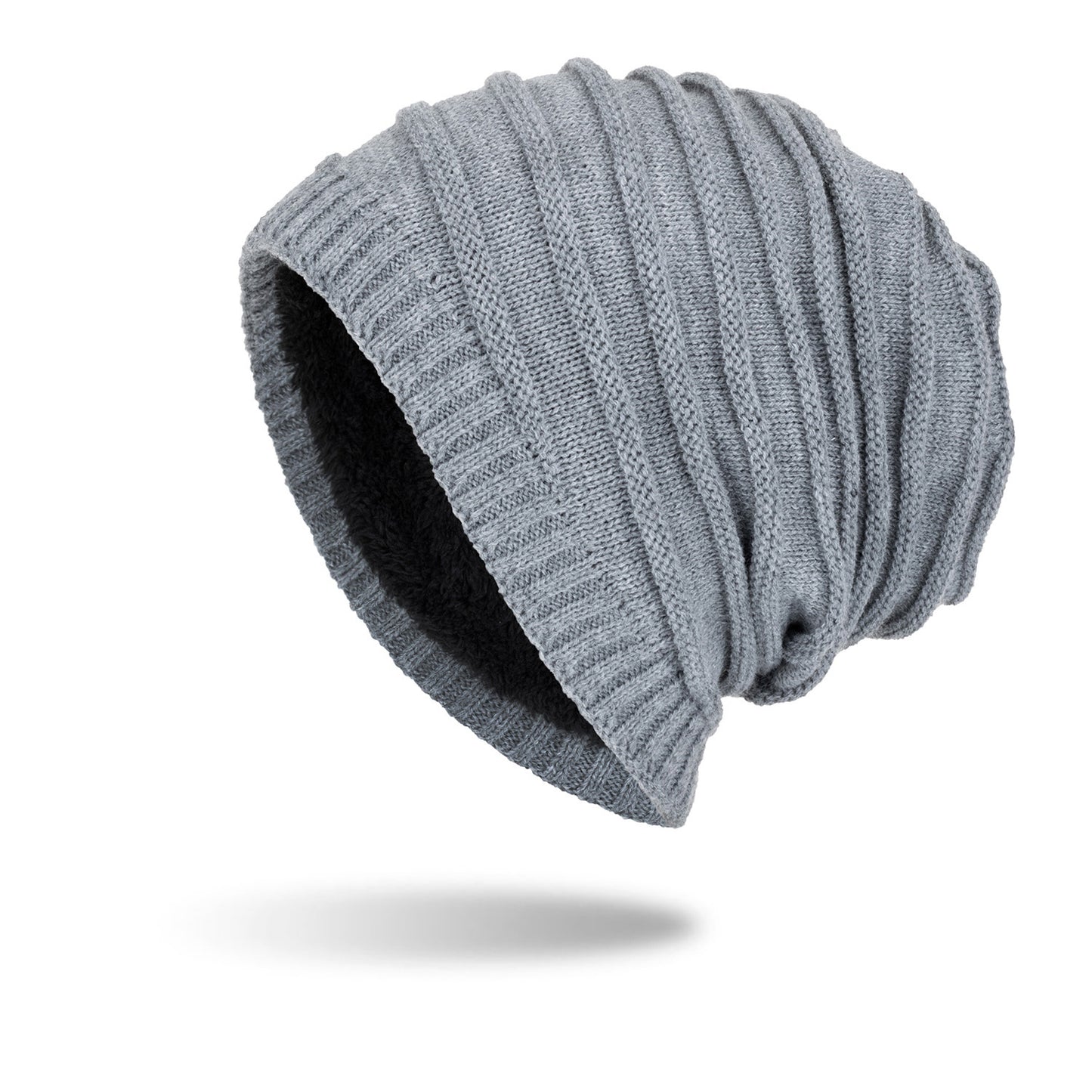 Men's Plush Warm Knit Ear Guards Beanie