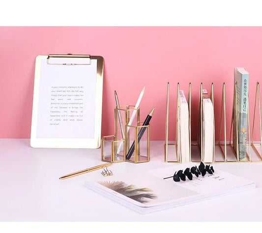 Hexagonal Desk Accessories Holder by GJG Denim