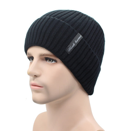 Men's Knitted Beanie and Neck Warmer Set (or Single Beanie)