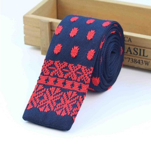 Men's Knitted Leisure Striped Ties