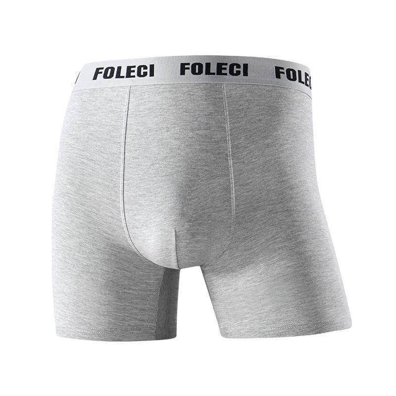Men's Lengthened Sports Boxer Briefs Pure Cotton Breathable by GJG Denim