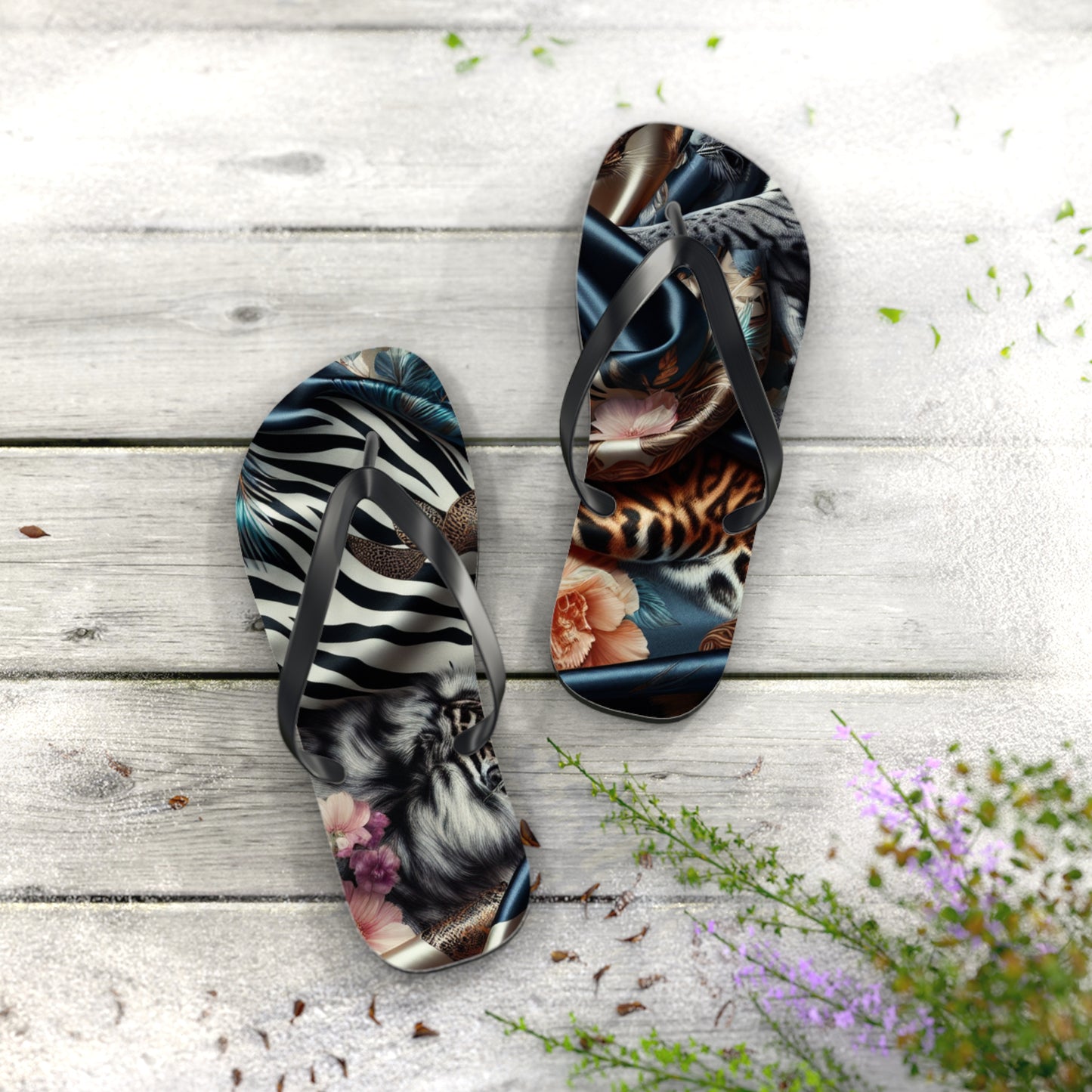 Boho Chic Flip Flops - Trendy Summer Footwear for Beach Days, Pool Parties, Casual Outings, Vacation Essentials, Gift for Her