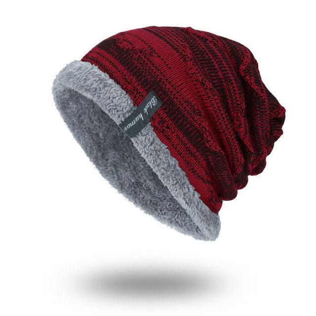 Men's Knitted Color Gradient Beanie
