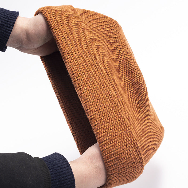 Men's Knitted Solid Color Beanie