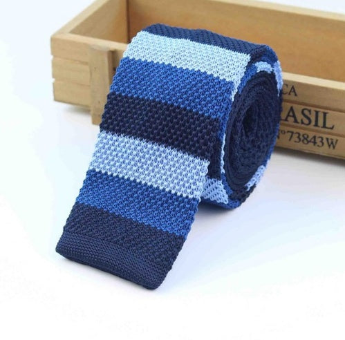 Men's Knitted Leisure Striped Ties