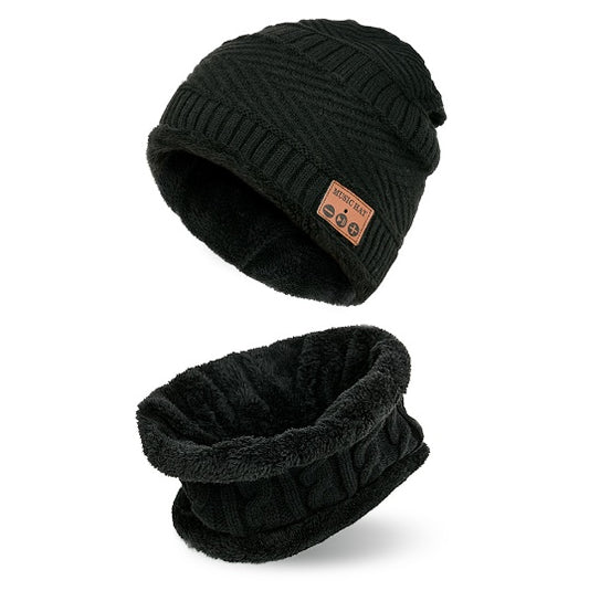 Men's Bluetooth Beanie and Neck Warmer