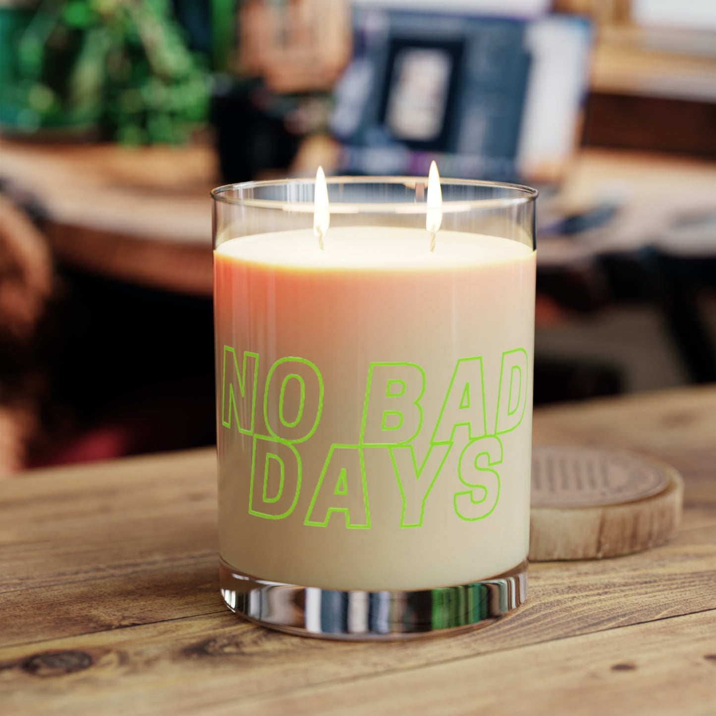 No Bad Days Scented Candle - 11oz Full Glass Aroma