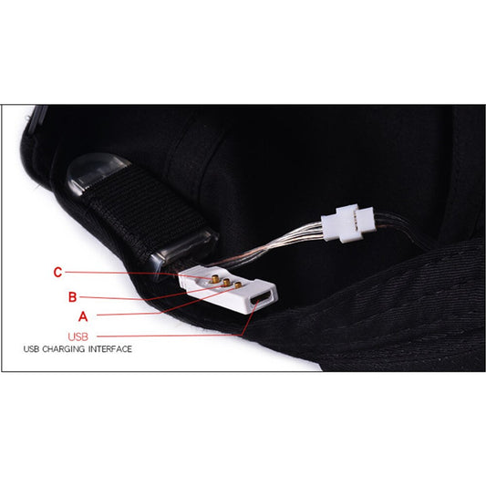 LED Display Duck Tongue Advertising Baseball Cap