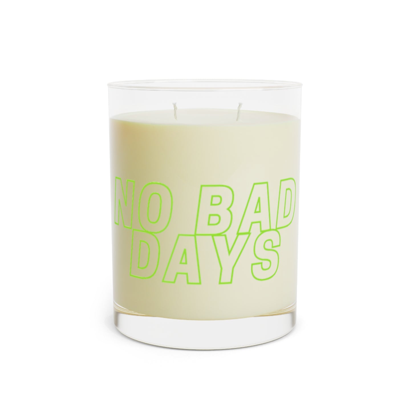 No Bad Days Scented Candle - 11oz Full Glass Aroma