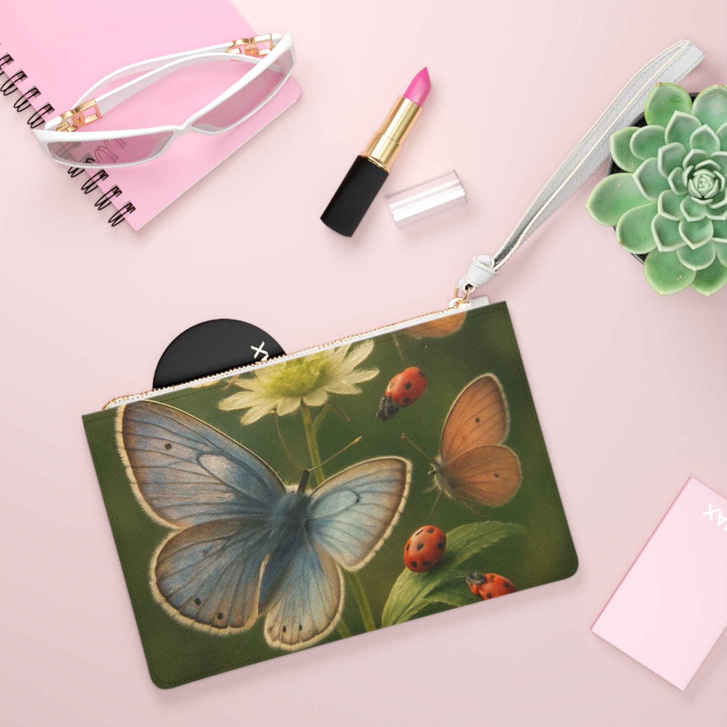 Butterfly Clutch Bag - Nature-Inspired Purse, Perfect for Events, Gift for Nature Lovers, Organizer for Travel