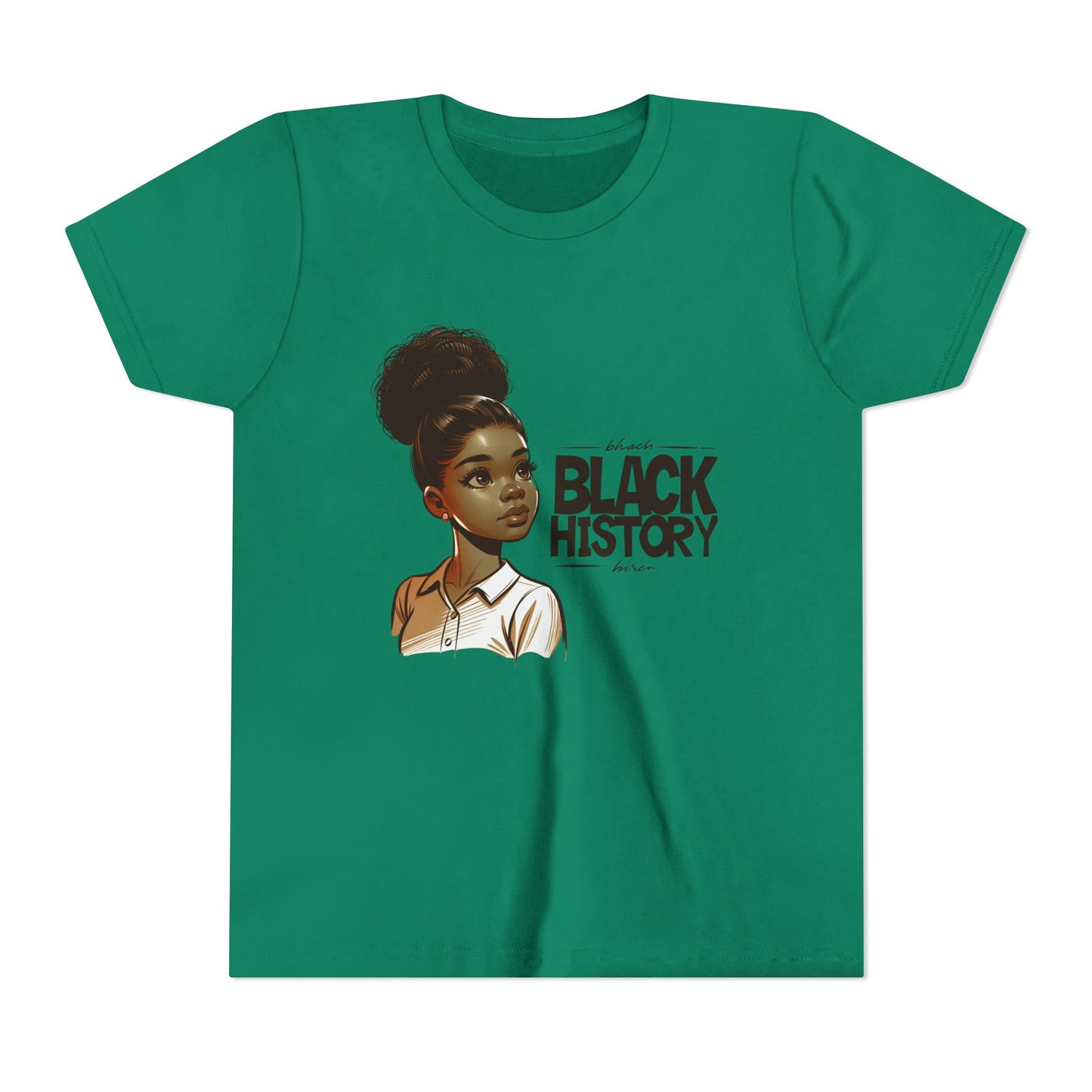 Youth Short Sleeve Tee for Black History Month, Celebrate Diversity, Kids' Education Shirt, Cultural Awareness Tee, Gift for Young Scholars