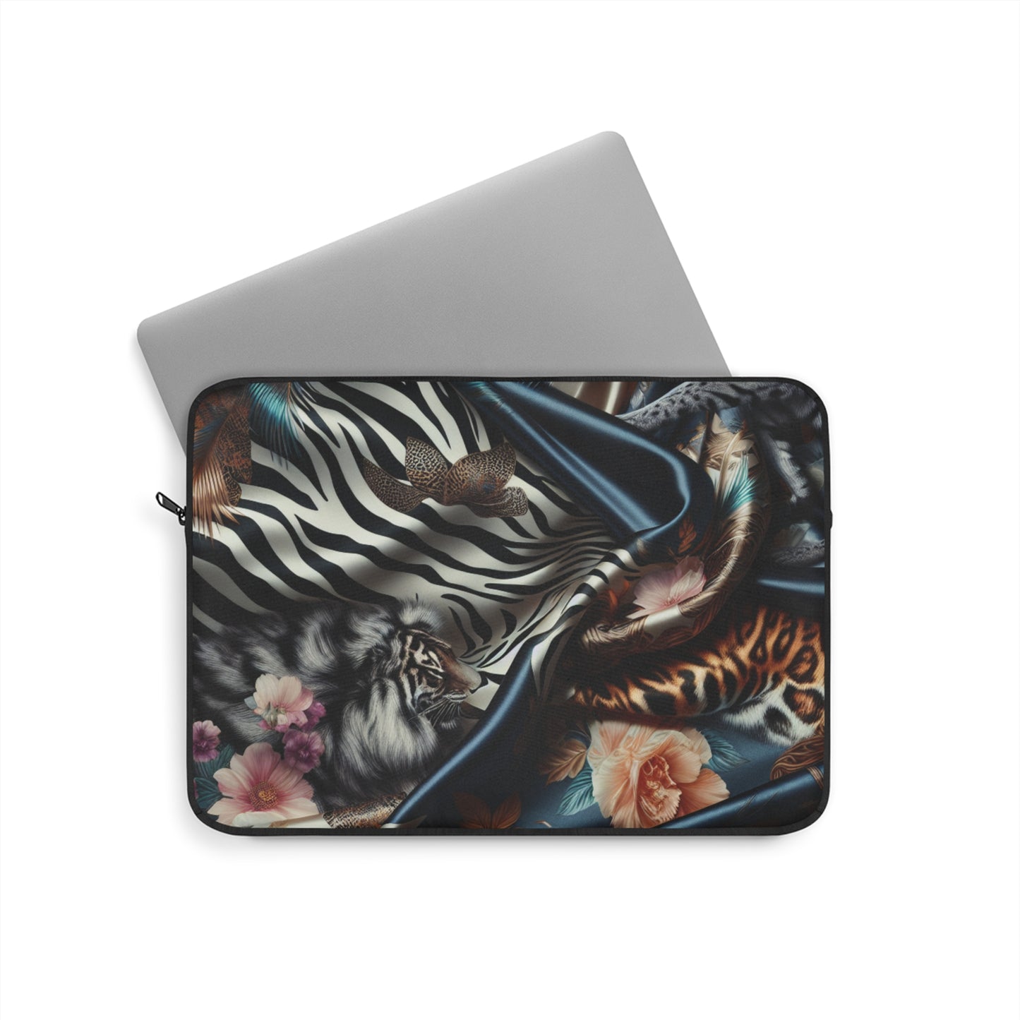 Boho Floral Laptop Sleeve, Stylish Computer Case, Cute Laptop Cover, Unique Tech Accessory, Gift for Students, Work From Home
