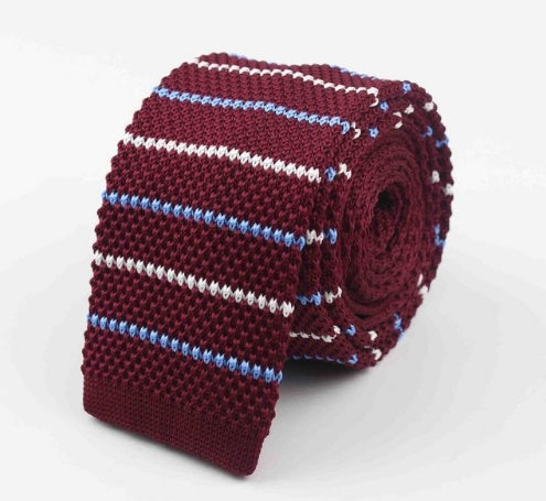 Men's Knitted Leisure Striped Ties