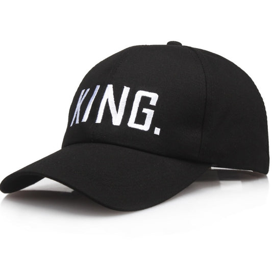 Embroidered "King" Baseball Cap For Men