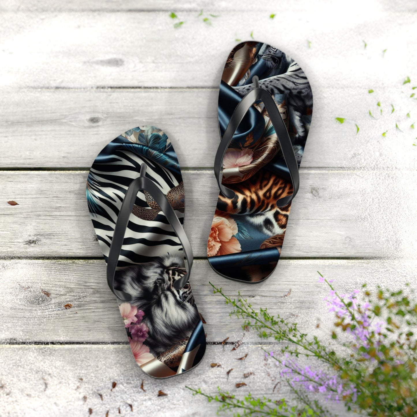 Boho Chic Flip Flops - Trendy Summer Footwear for Beach Days, Pool Parties, Casual Outings, Vacation Essentials, Gift for Her