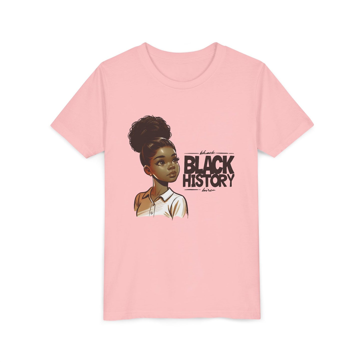 Youth Short Sleeve Tee for Black History Month, Celebrate Diversity, Kids' Education Shirt, Cultural Awareness Tee, Gift for Young Scholars