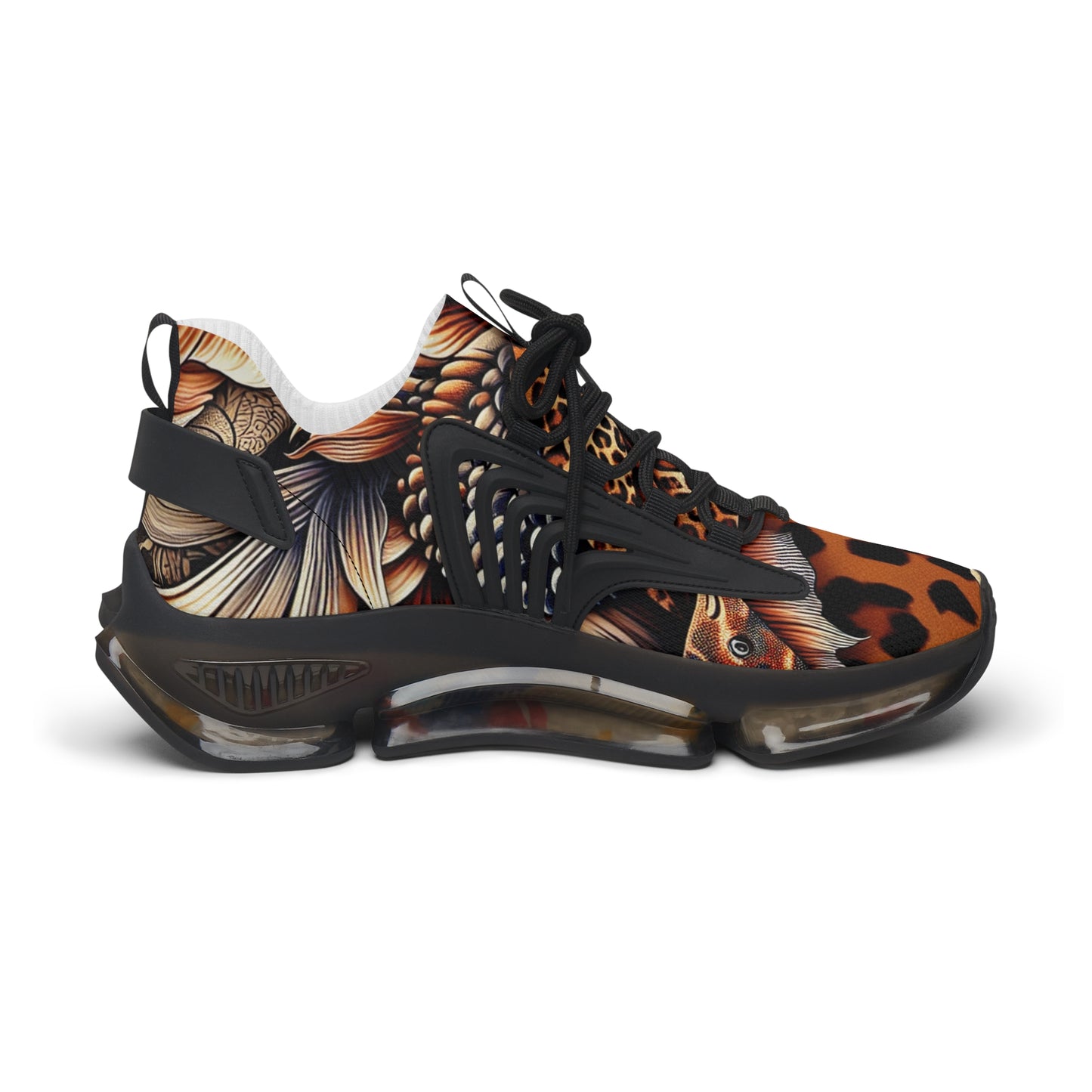 Stylish Women's Mesh Sneakers - Animal Print, Casual Footwear, Trendy Sneakers, Adventure Ready, Unique Design, Perfect for Everyday Wear
