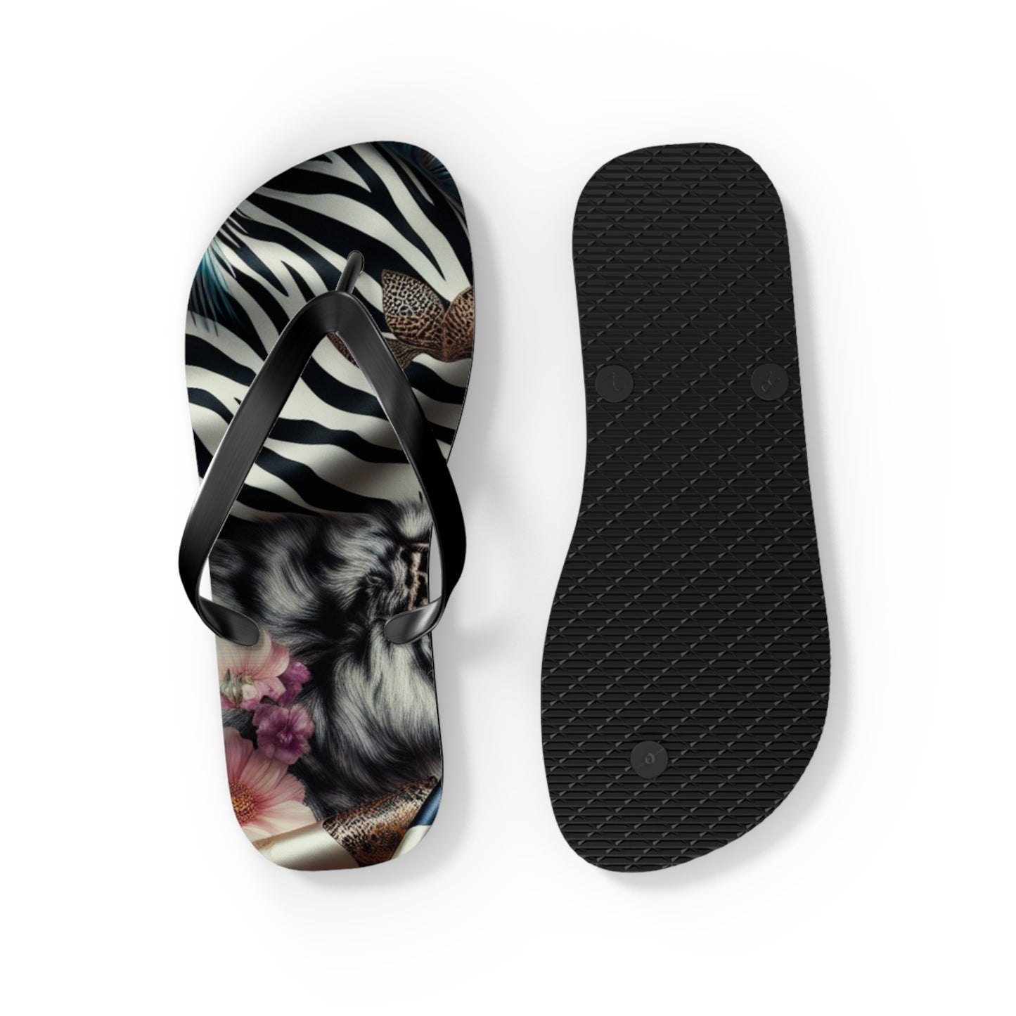 Boho Chic Flip Flops - Trendy Summer Footwear for Beach Days, Pool Parties, Casual Outings, Vacation Essentials, Gift for Her