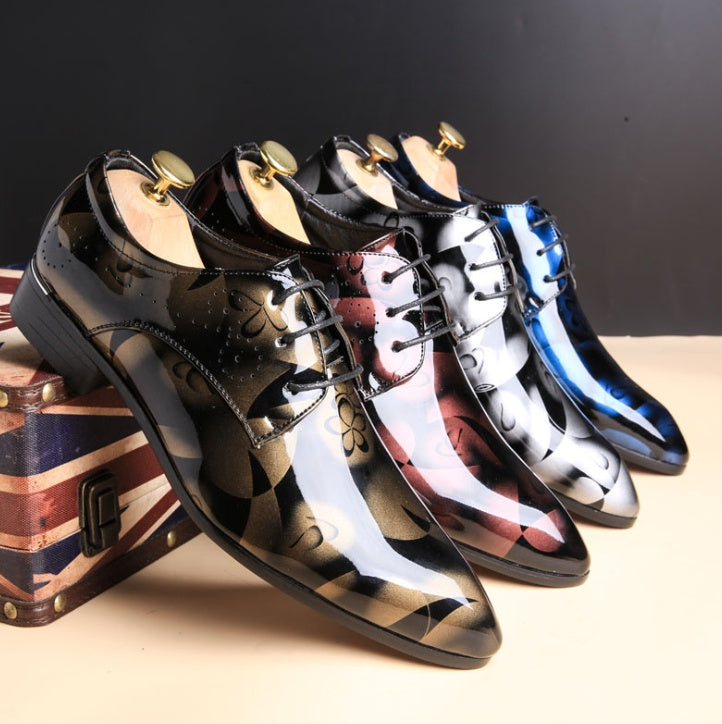 Men's Business Casual Shoes (Bright Leather)