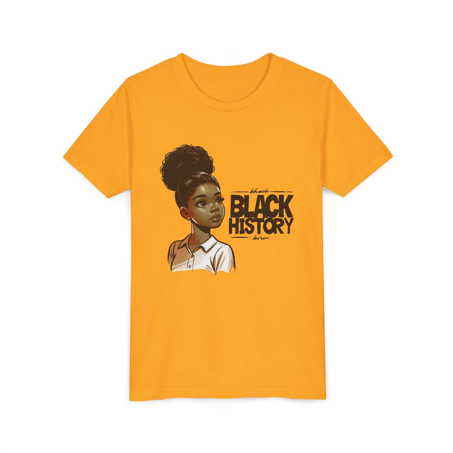 Youth Short Sleeve Tee for Black History Month, Celebrate Diversity, Kids' Education Shirt, Cultural Awareness Tee, Gift for Young Scholars