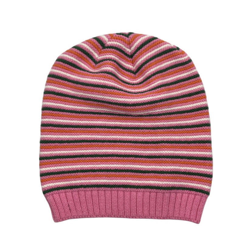 Men's Striped Knitted Warm Woolen Beanie