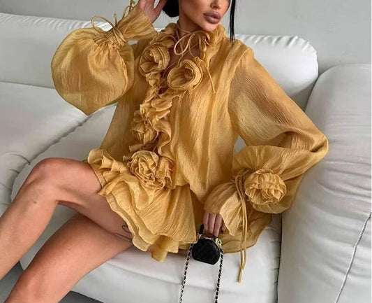 Women Floral Skirt Set