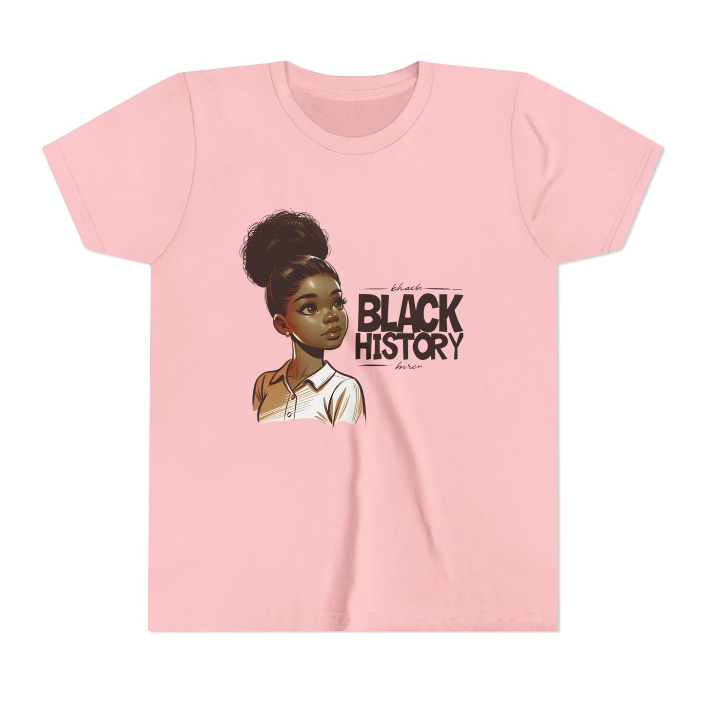 Youth Short Sleeve Tee for Black History Month, Celebrate Diversity, Kids' Education Shirt, Cultural Awareness Tee, Gift for Young Scholars