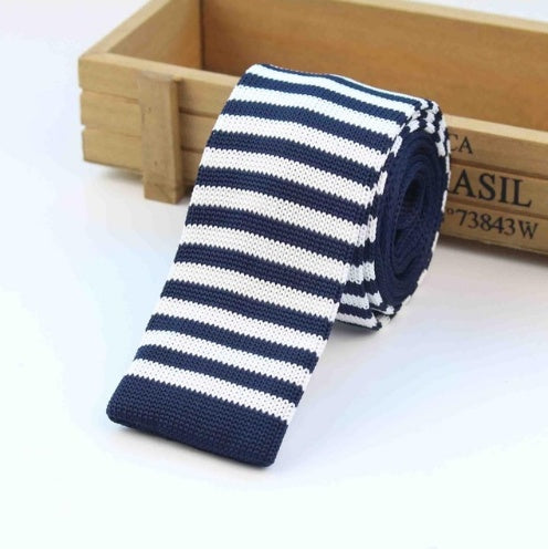 Men's Knitted Leisure Striped Ties