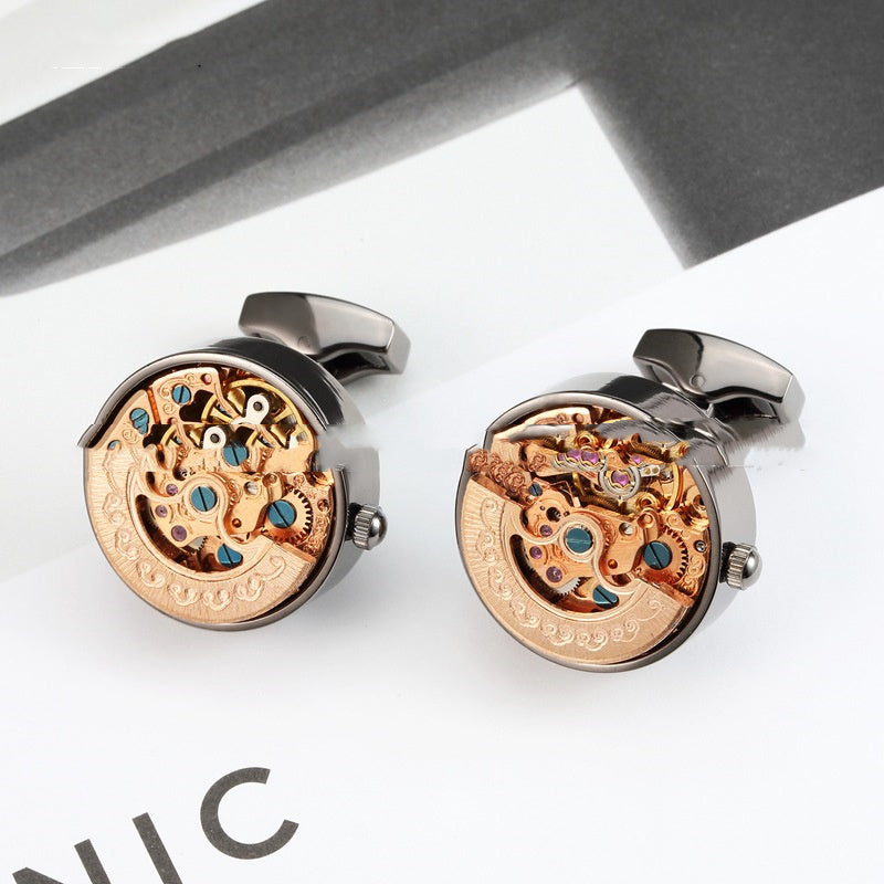 Men's High-end Movement Shirt Cufflinks